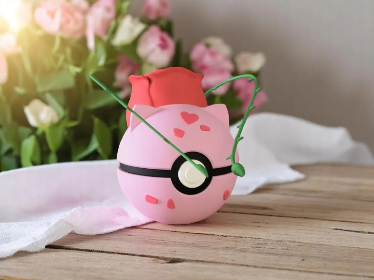 pokeball Bulbi Rose